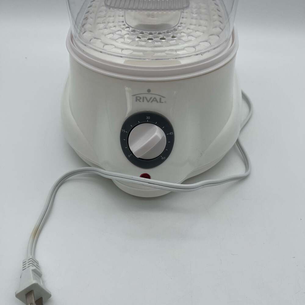Rival Model CKRVSTLM20 2-Tier Stackable Food Steamer with‎ Auto-Timer